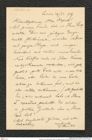 Nachlass Franz Steindachner, Brief von Gregor Bucchich an Franz Steindachner (29.12.1907), Inv.Nr. 62.10, Seite 1